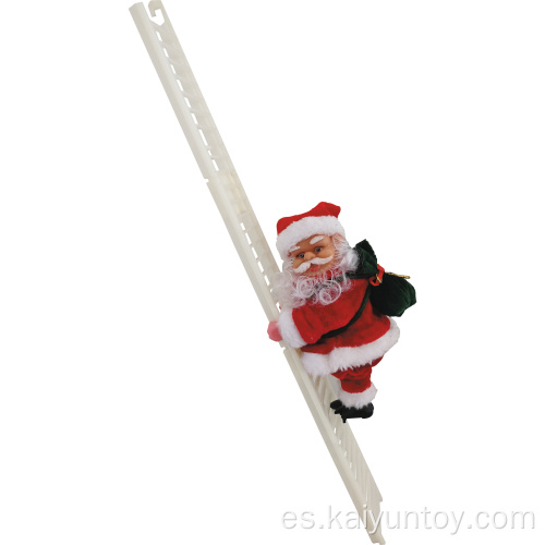 Decoración de Navidad de 20 cm de escalada Santa Claus